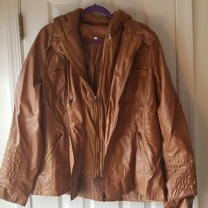 3 for $25: Faux twofer style moto jacket